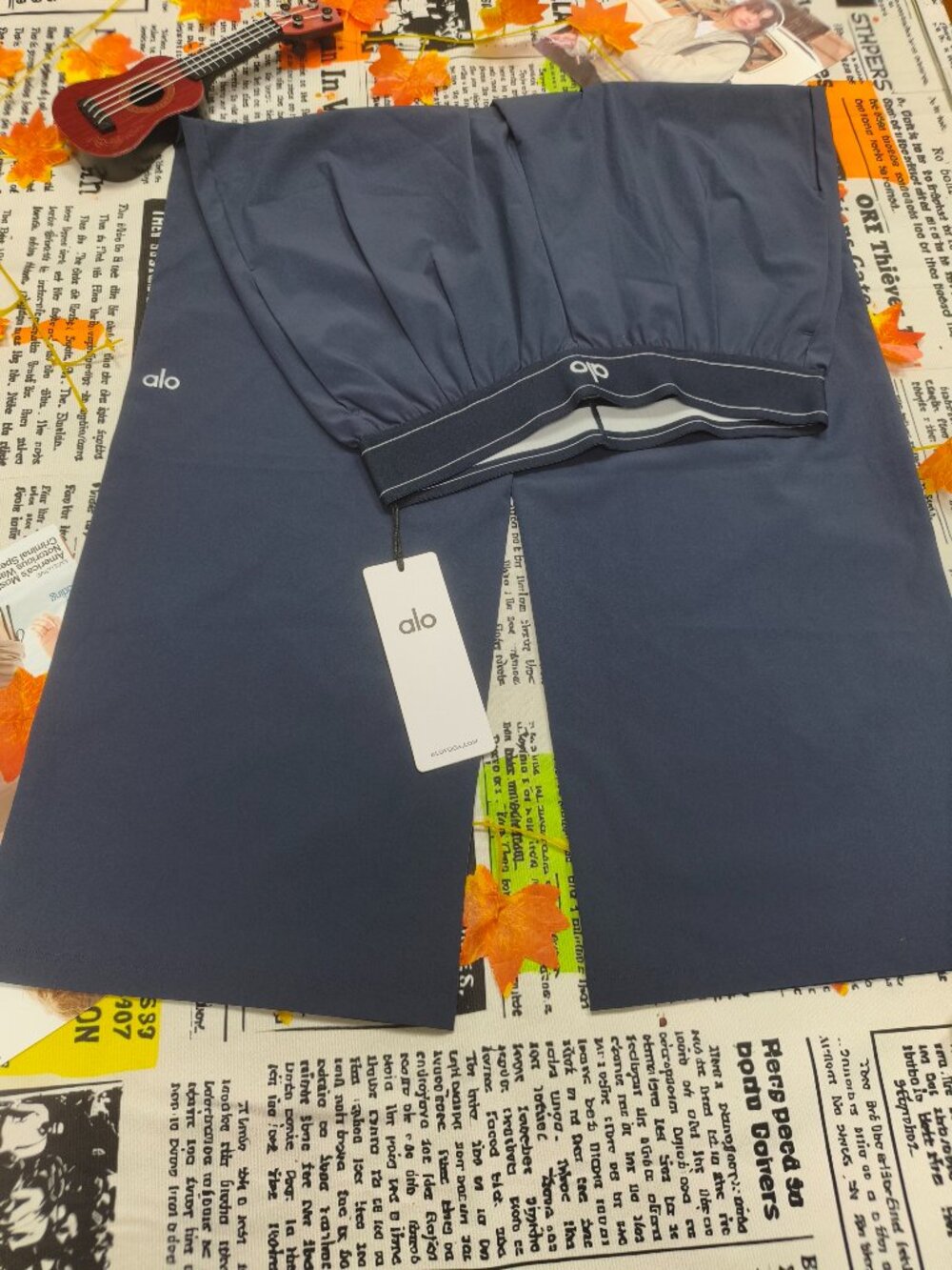 30" Inseam Alo Yoga Versatile Relaxed Fit Trouser/Pants🍧Regular Navy Blue NWT🧊 - Picture 2 of 7